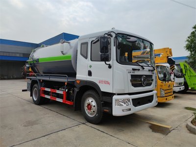 抽吸運(yùn)輸污水淤泥、糞便、沼液罐式車(chē)，國(guó)六排放吸污車(chē)抽吸快、適用面廣